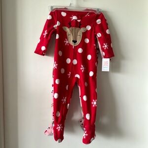 Just One You Carter’s Christmas Footed Fleece Set